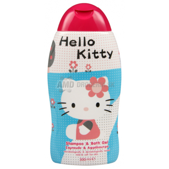 HELLO KITTY 2 v1 ŠAMPÓN + GÉL DO KUPEĽA 300 ML