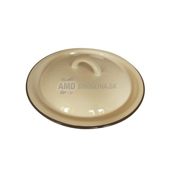 POKRIEVKA SMALT BEŽOVÁ 24 CM 