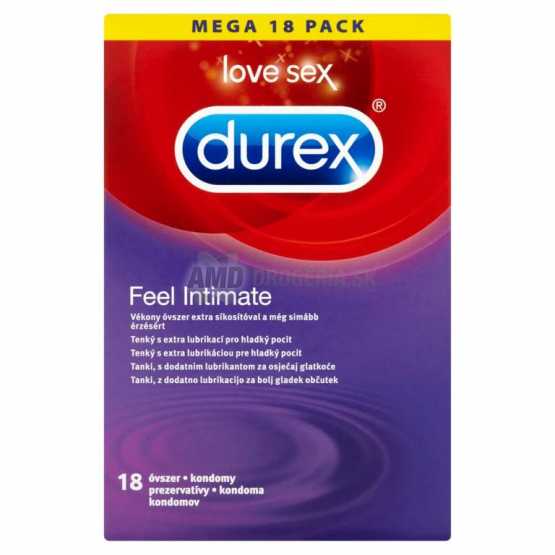 DUREX KONDÓMY FEEL INTIMATE 18 KS
