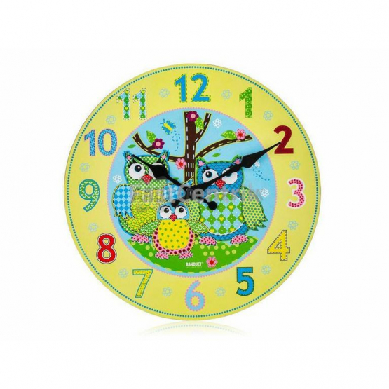 HODINY NÁSTENNÉ SOVA OWL 30 CM