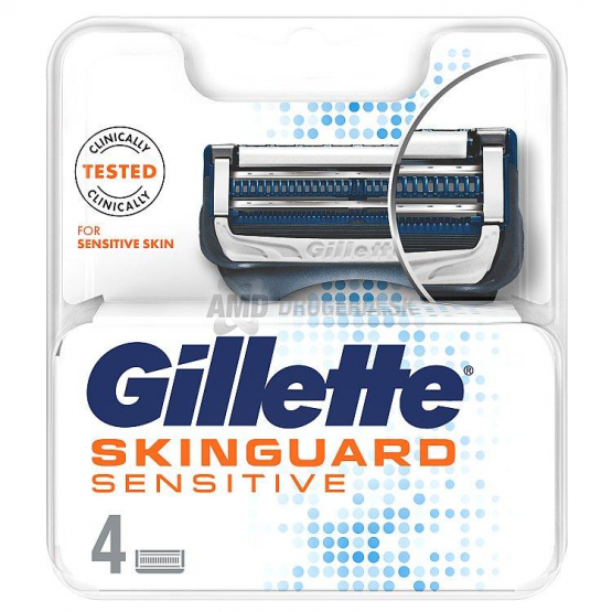 GILLETTE SKINGUARD NÁHRADNÉ HLAVICE 4 KS