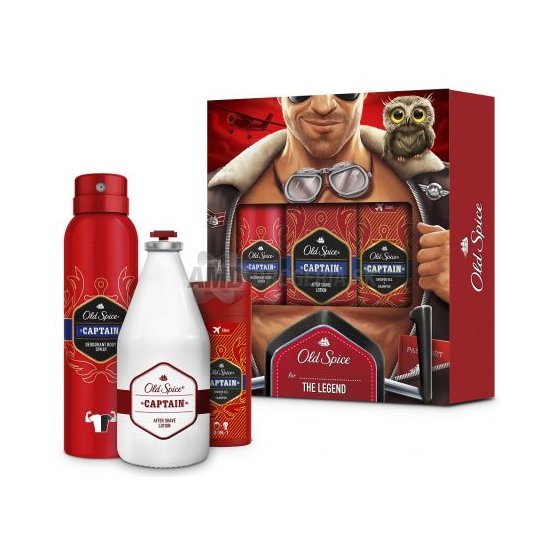 PÁNSKA DARČEKOVÁ KAZETA OLD SPICE CAPTAIN X19