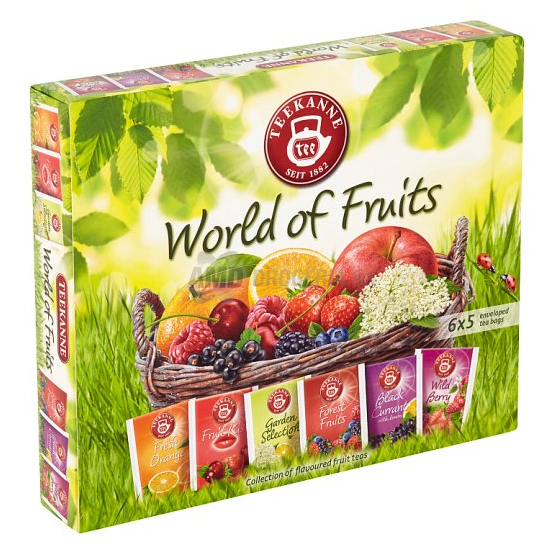 KAZETA ČAJOVÁ TEEKANE FRUITS X19