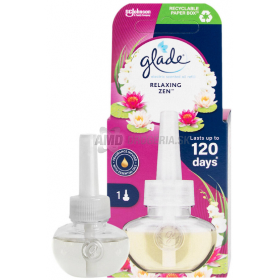 GLADE ELEKTRICKÁ NÁHRADNÁ NÁPLŇ RELAXING ZEN 20 ML 