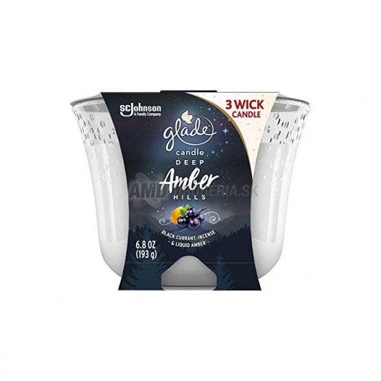 GLADE SVIEČKA AMBER HILLS 129 G