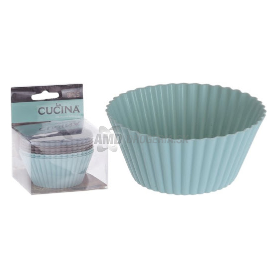 KOŠÍČKY NA MUFFINY SILIKÓNOVÉ SADA 8 KS