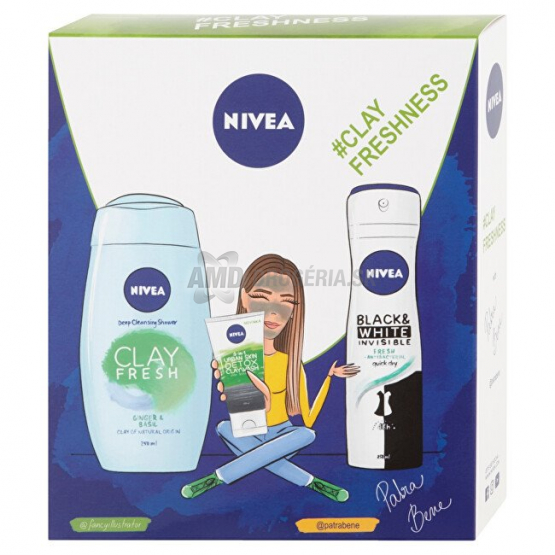 DÁMSKA DARČEKOVÁ KAZETA NIVEA X19 CLAY GREEN
