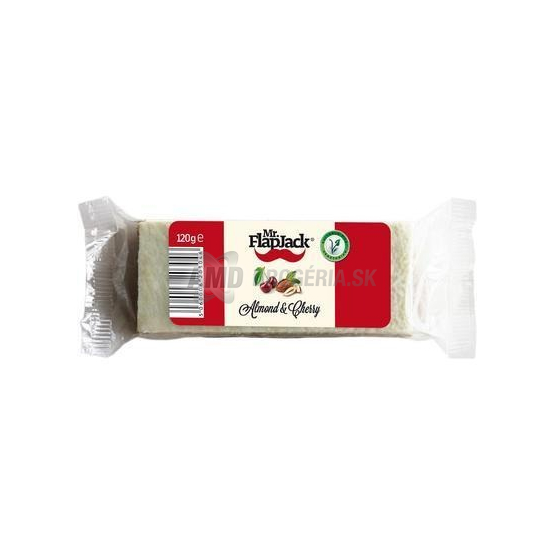 Mr. FlapJack Ovsená tyčinka Almond & Cherry, 120 g