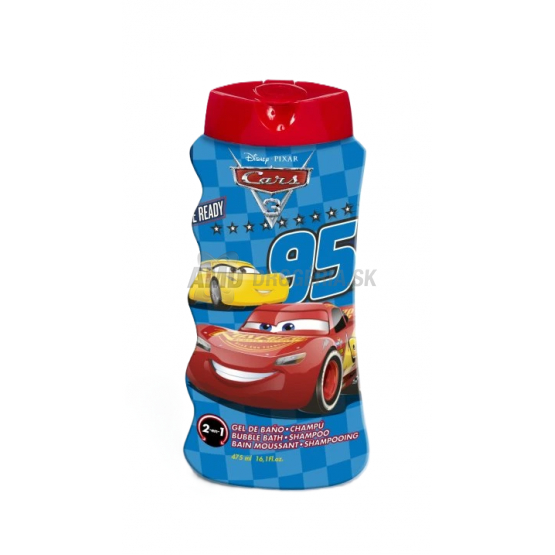 CARS 2V1 ŠAMPÓN A PENA DO KÚPEĽA 400ML