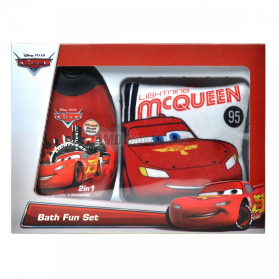 DETSKÁ DARČEKOVÁ KAZETA CARS SPRCHOVÝ GÉL + KUPEĽNOVÝ GÉL 300ML X19