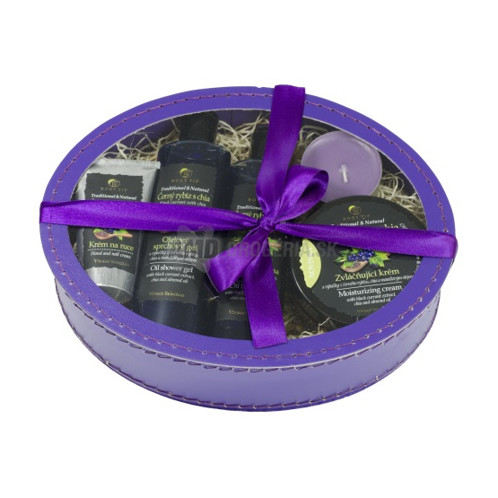 PRÍRODNÁ DARČEKOVÁ KAZETA BTO1720 ČIERNA RÍBEZĽA X19