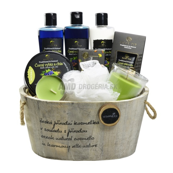 PRÍRODNÁ DARČEKOVÁ KAZETA BTO1904 ČIERNA RÍBEZĽA X19