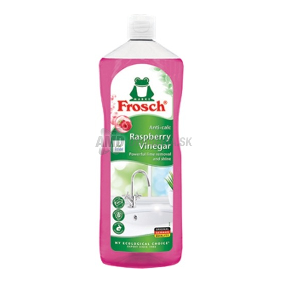 Frosch Anti-calc univerzálny čistič Malinový ocot, 1 l