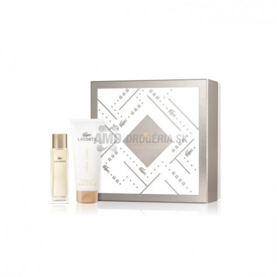 DARČEKOVÁ SADA DÁMSKA LACOSTE POUR FEMME EDP 50 ML + TELOVÉ MLIEKO 100 ML