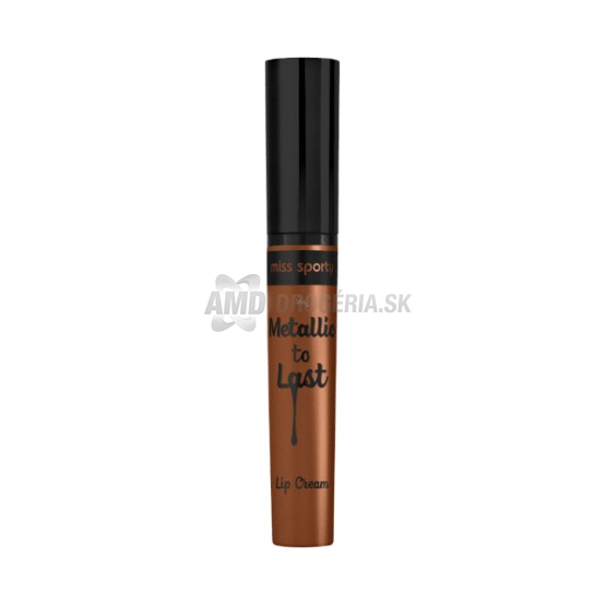 Miss Sporty Metallic To Last Lip Cream tekutý rúž 100, medeno-bronzový