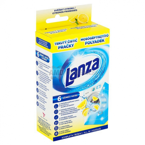 LANZA TEKUTY ČISTIČ PRÁČKY LEMON 250 ML