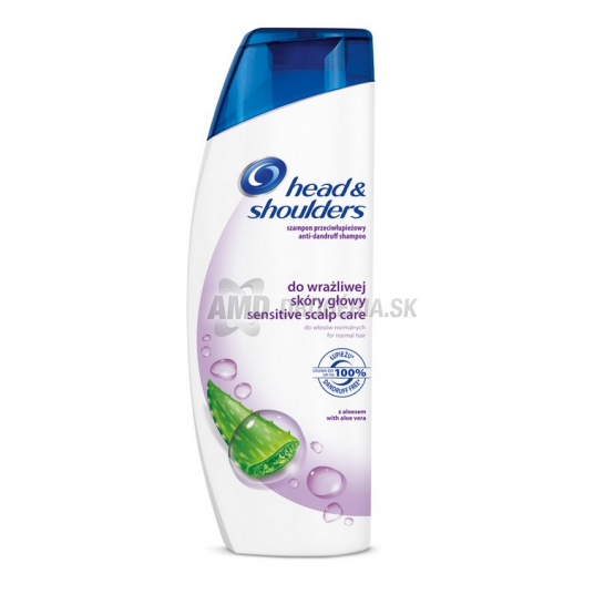 HEAD & SHOULDERS WITH ALOE VERA ŠAMPÓN PROTI LUPINAM PRE CITLIVU POKOŽKU 400 ML