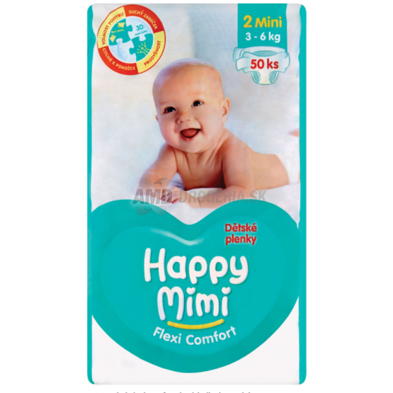 HAPPY MIMI FLEXI COMFORT MINI 50KS 3-6KG