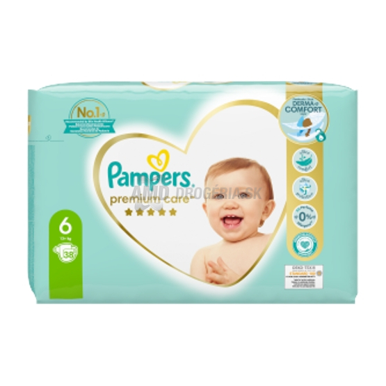 PAMPERS PREMIUM CARE S6 38KS 