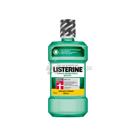 LISTERINE ÚSTNA VODA OCHRANA ZUBOV A ĎASIEN 600 ML