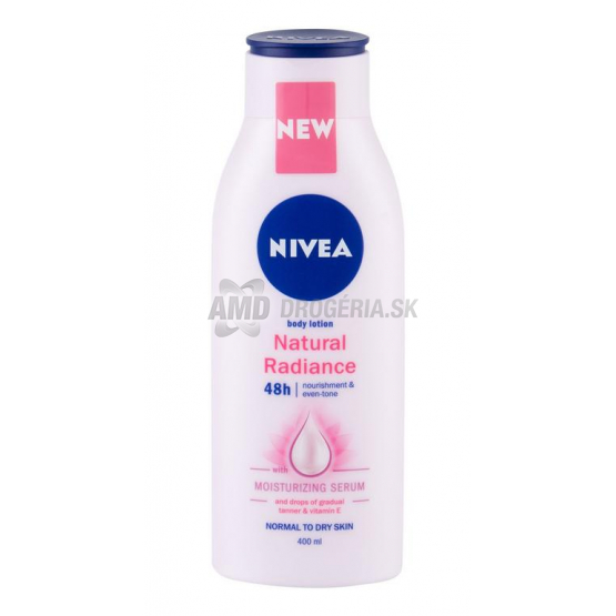 NIVEA TELOVÉ MLIEKO NATURAL RADIANCE 400 ML