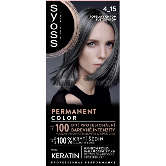 SYOSS COLOR PROFESIONAL 4-15  POPOLAVÝ CHRÓM