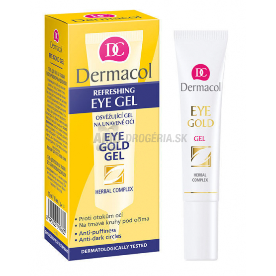 DERMACOL OČNÝ GÉL GOLD 15 ML