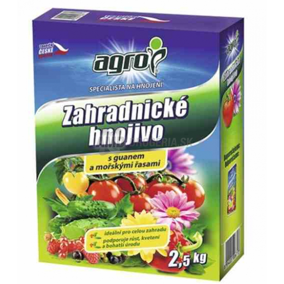 AGRO ZAHRADNICKÉ HNOJIVO 2,5KG