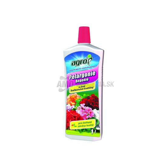AGRO PELARGÓNIE A BALKÓNOVÉ KVETY 1 L