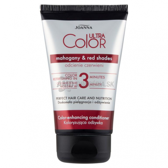 Joanna Ultra Color farbiaci kondicionér, odtiene červenej (višňa), 100 g
