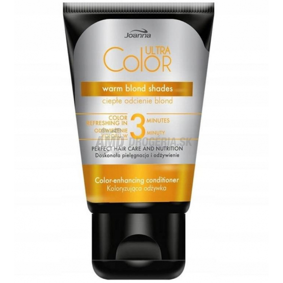 Joanna Ultra Color farbiaci kondicionér teplý blond, 100 g