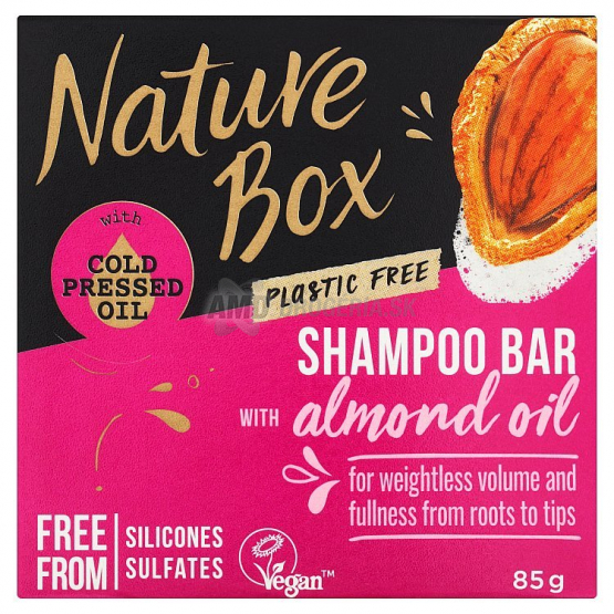NATURE BOX TUHÝ ŠAMPÓN ALMOND OIL 85 G