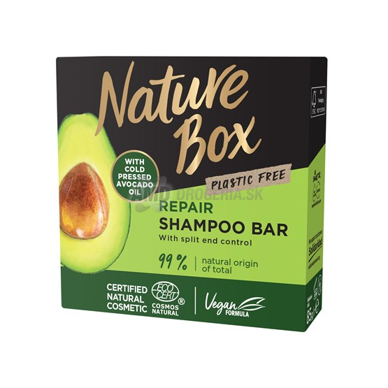 NATURE BOX TUHÝ ŠAMPÓN AVOCADO OIL 85 G