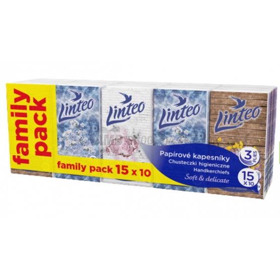 LINTEO SATIN VRECKOVKY 3 VRSTVOVÉ 15X10KS