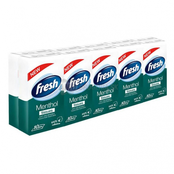 FRESH VRECKOVKY MENTOL 10 X 10 2-VRSTVOVÉ
