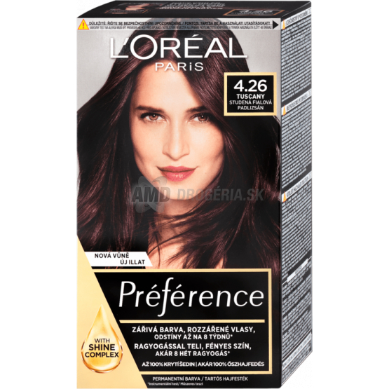 LOREAL PREFERENCE STUDENÁ FIALOVÁ 4.26