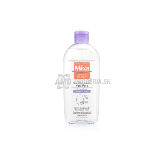 MIXA MICELÁRNA VODA VERY PURE 400 ML