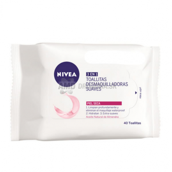 NIVEA ODLIČOVACIE OBRÚSKY NA PLEŤ SENSITIVE 40 KS