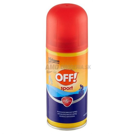 OFF SPORT REPELENT RÝCHLOSCHNÚCI 100 ML