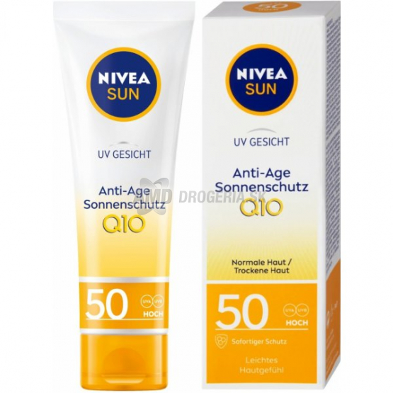 NIVEA SUN PLEŤOVÝ KRÉM ANTI-AGE  OF50   50ML