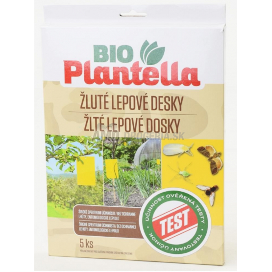 BIO PLANTELLA LEPOVÉ DOSKY ŽLTÉ 5 KS