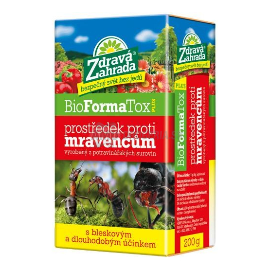 ZDRAVÁ ZÁHRADA - BIOFORMATOX PLUS - MRAVCE 200 G