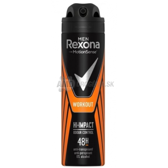 REXONA DEODORANT MEN WORKOUT HI-IMPACT  150ML 