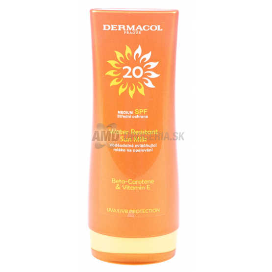 DERMACOL SUN TELOVÉ MLIEKO F20 200ML