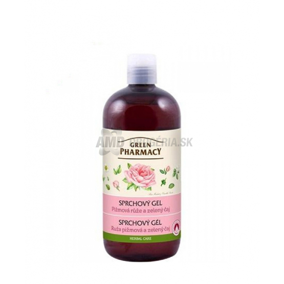 GREEN PHARMACY SPRCHOVÝ GÉL PIŽMOVÁ RUŽA A ZELENÝ ČAJ 500 ML