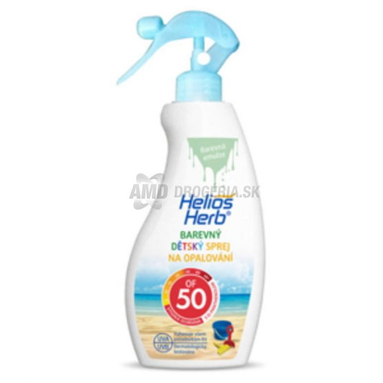 HELIOS HERB  SPREJ NA OPAĽOVANIE  DETSK FAREBÝ OF50 200ML