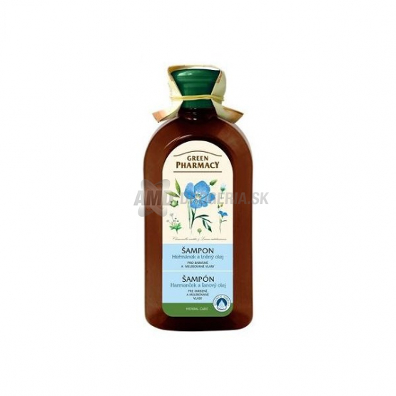 GREEN PHARMACY ŠAMPÓN HARMANČEK A ĽANOVÝ OLEJ 350 ML