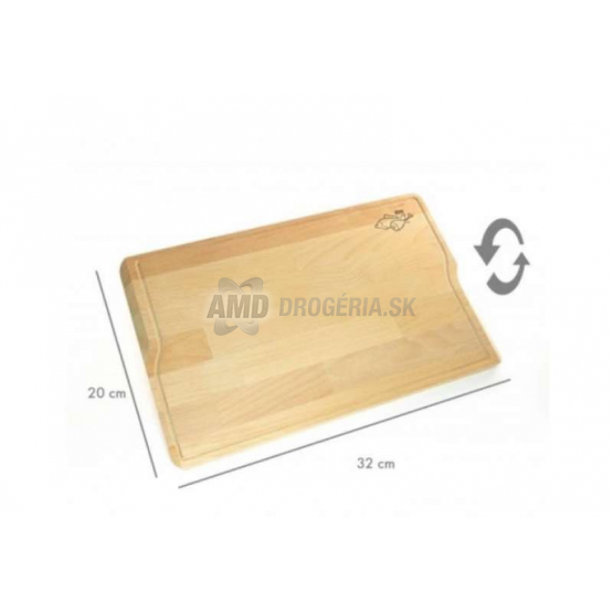 DOSKA NA KRÁJANIE DREVENÁ 20 X 32 CM