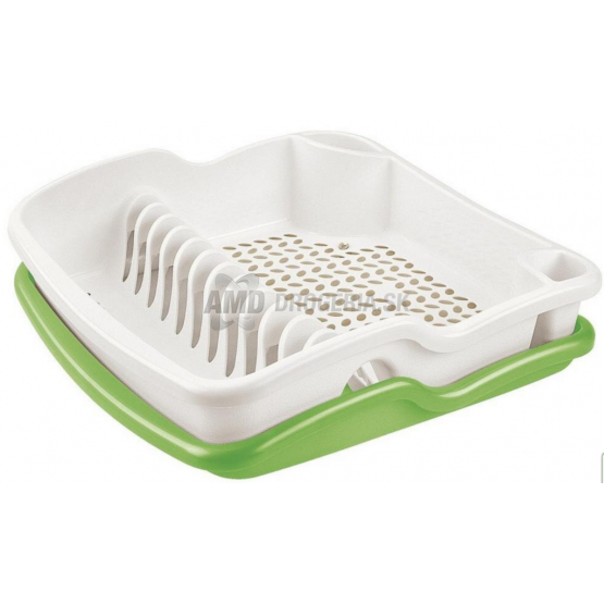 ODKVAPÁVAČ UH 39 X 39 X 11 CM KRÉMOVO/ZELENÝ BRIO TONTARELLI