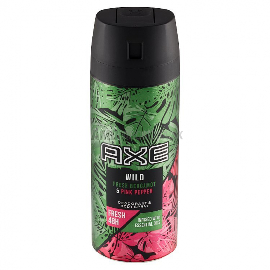 AXE DEO WILD FRESH BERGAMOT 150 ML